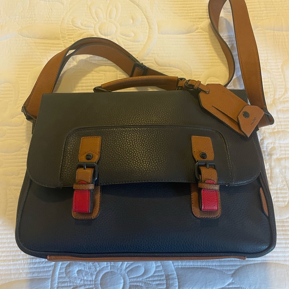 Stylish Black and Brown Men's Bag